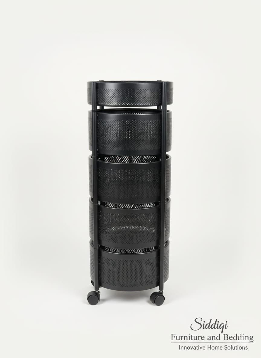 ৪লেয়ার স্টেজ রাউন্ডশেপ কিচেন স্টোরেজ র্যাক